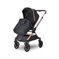 Baby Stroller REYA 2in1 with cover Black JASPER